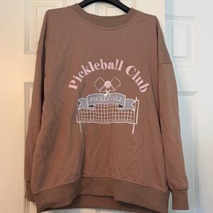 Pickleball Club Graphic Sweatshirt